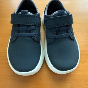 Sperry Blue and White Casual Sneakers with Velcro and Laces Size 6 Toddler